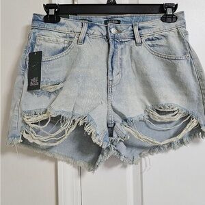 Wild Fable Distressed Light Blue Jean Shorts